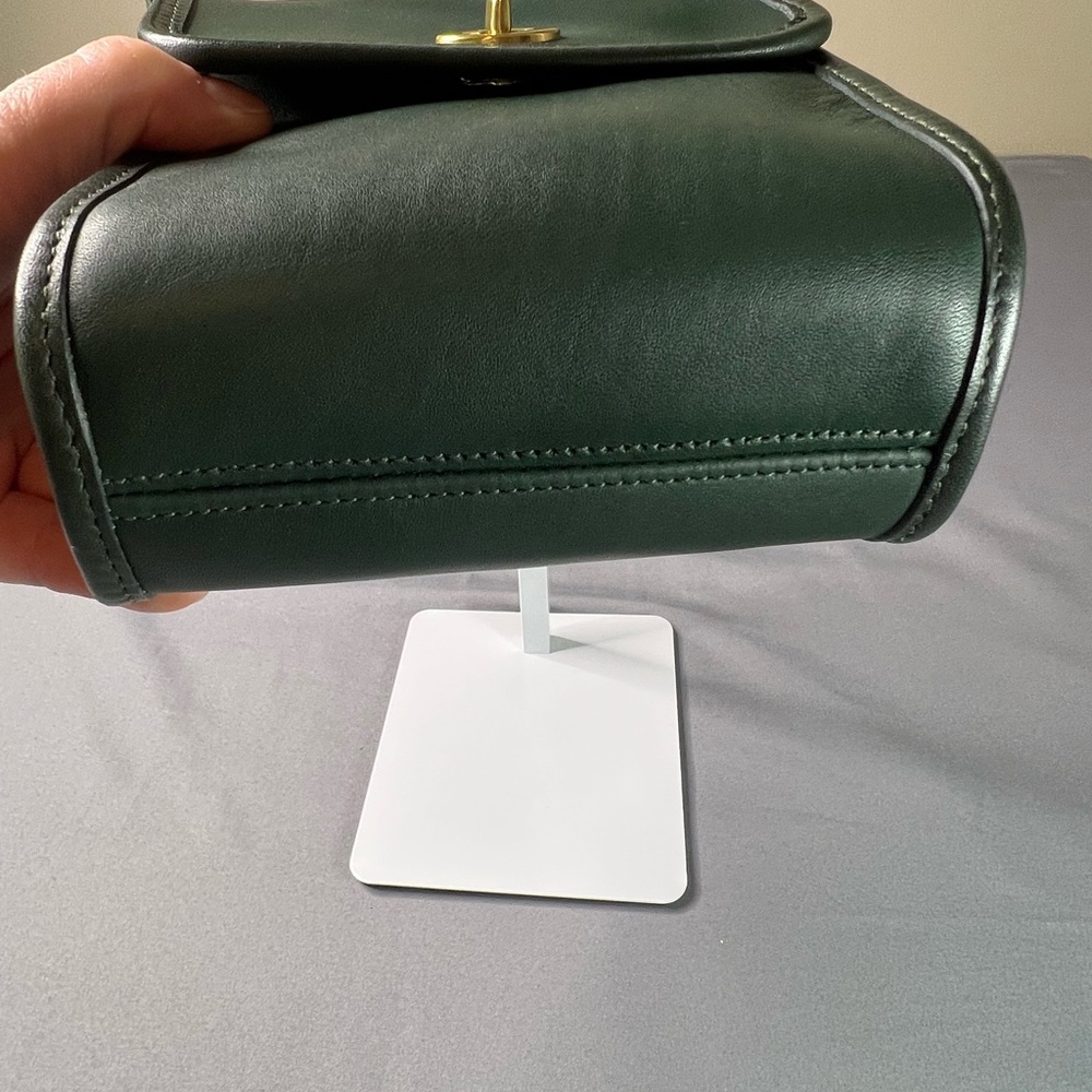 Coach Scooter Bag 9893 bottle green leather vintage - Picture 4 of 12